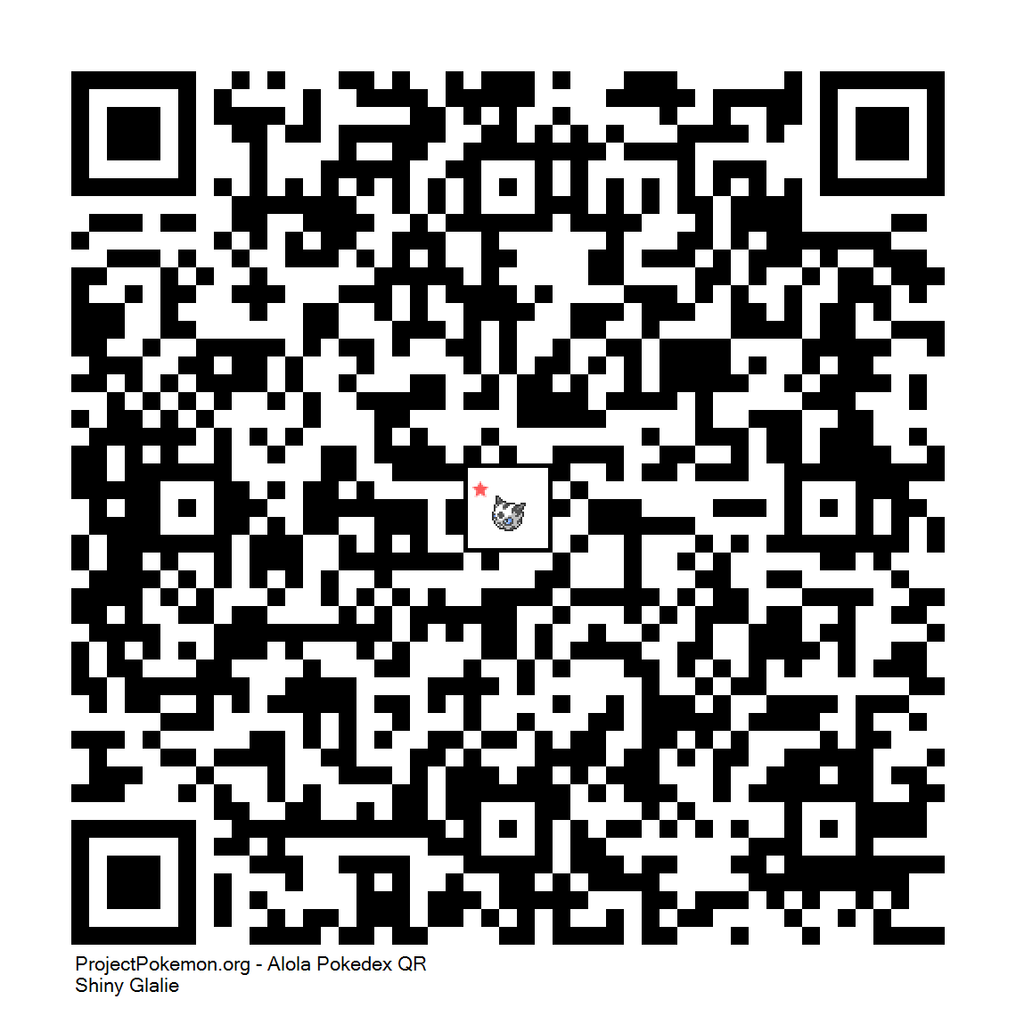 Cdigo QR de Glalie variocolor